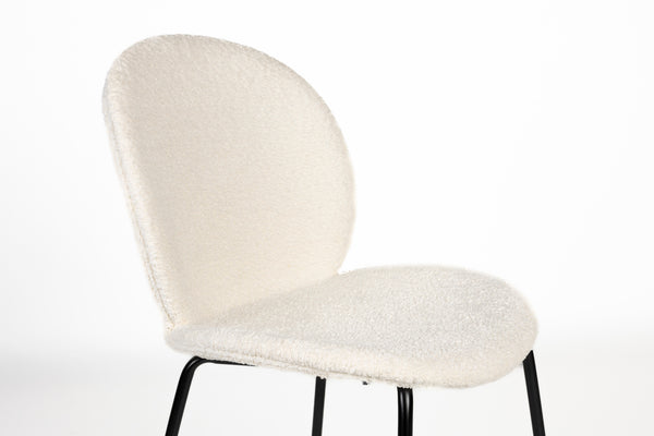 Stoel Bonnet Gebroken wit (set van 2)