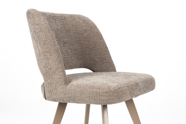 Stoel Yves Bruin (set of 2)