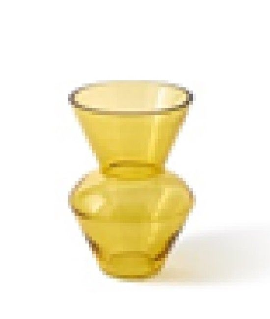 vase fat neck yellow S