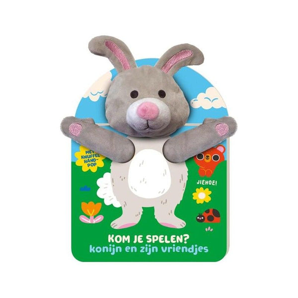 Handpopboeken - Konijn, kom je spelen? NIEUW