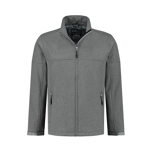 Gevoerde softshell jas Odense Ashgrey M