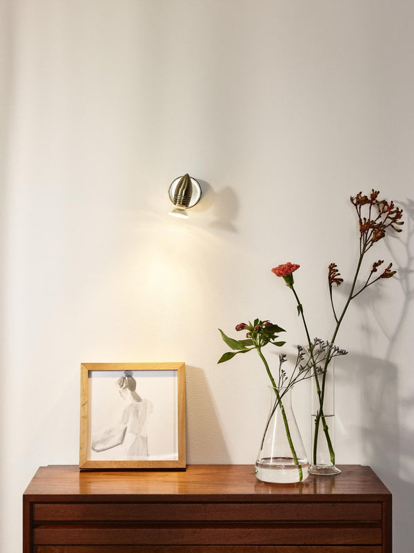 Lucide CARO-LED plafondspot Ø 9 cm, GU10, 5 W, satijnchroom