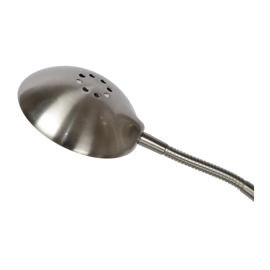 Lucide ZENITH dimbare LED-leesvloerlamp satijnchroom