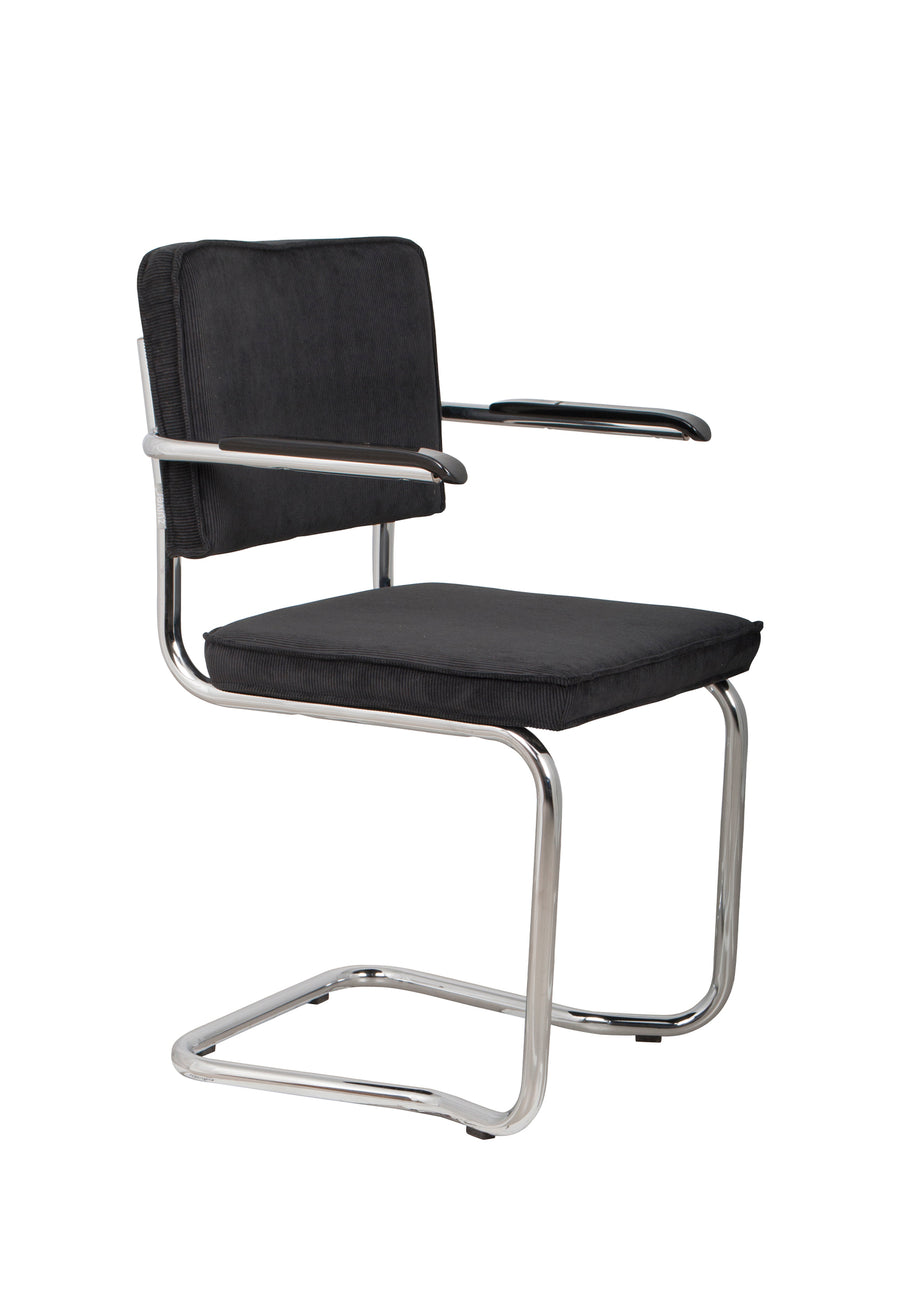 Fauteuil Ridge Kink Rib Zwart 7a (set van 2)
