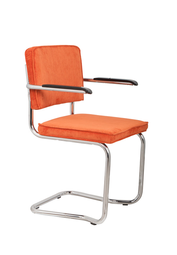 Fauteuil Ridge Kink Rib Oranje 19a (set van 2)