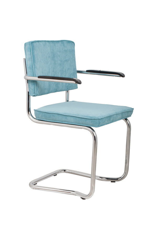 Fauteuil Ridge Kink Rib Blauw 12a (set van 2)