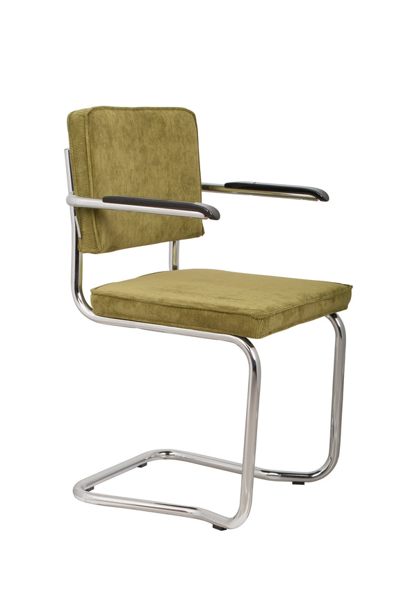 Fauteuil Ridge Kink Rib Groen 25a (set van 2)