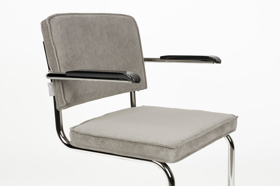 Fauteuil Ridge Rib Cool Grijs 32a (set van 2)