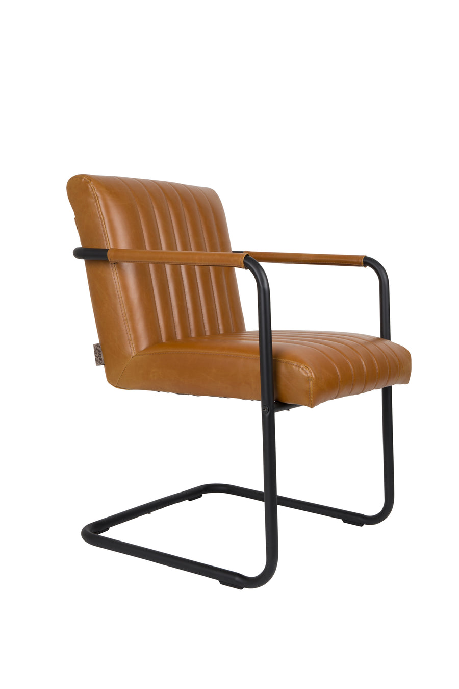 Fauteuil Stitched Cognac (set van 2)