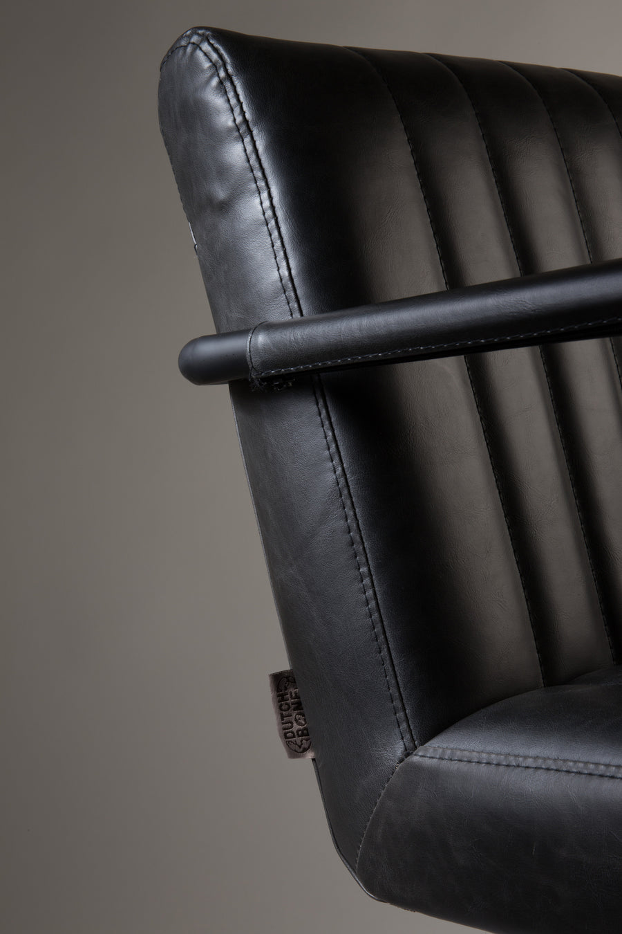 Fauteuil Stitched Donker Grijs (set van 2)