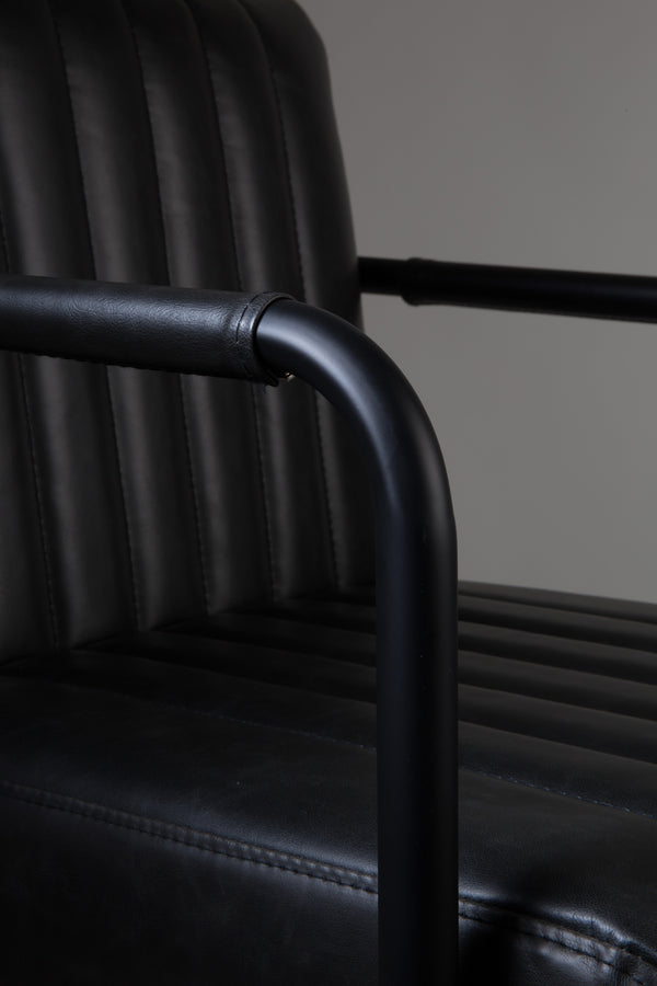 Fauteuil Stitched Donker Grijs (set van 2)