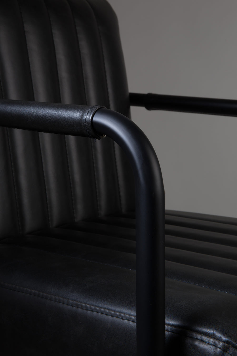 Fauteuil Stitched Donker Grijs (set van 2)