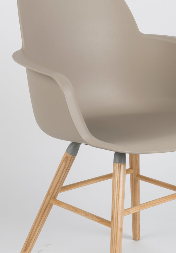 Fauteuil Albert Kuip Taupe (set van 2)