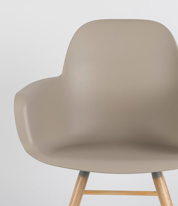 Fauteuil Albert Kuip Taupe (set van 2)