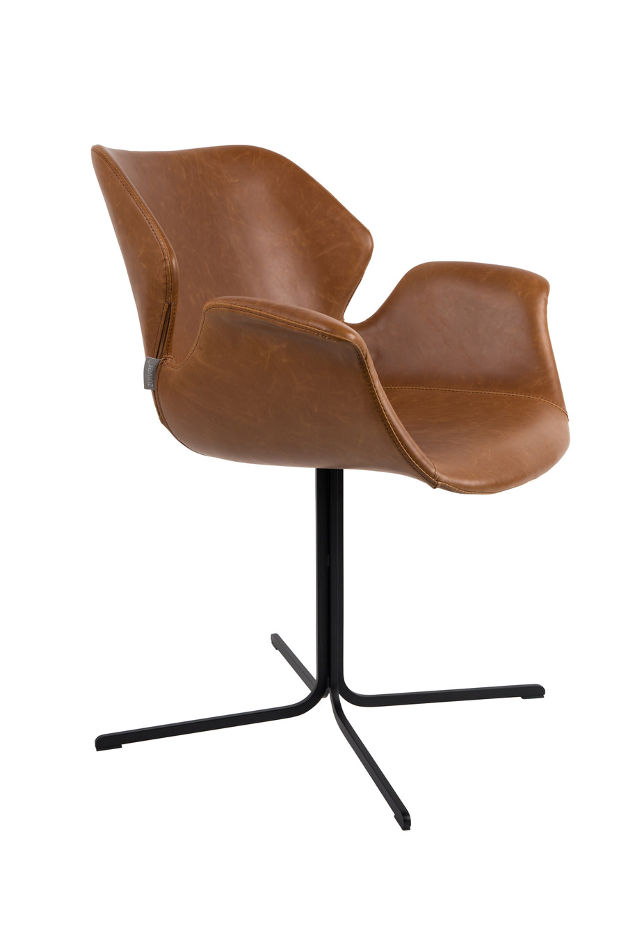 Fauteuil Nikki Alles Bruin (set van 2)