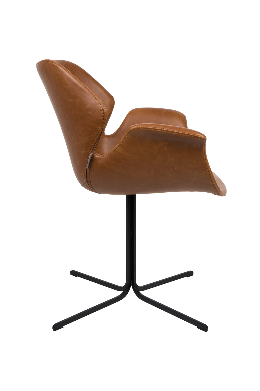 Fauteuil Nikki Alles Bruin (set van 2)