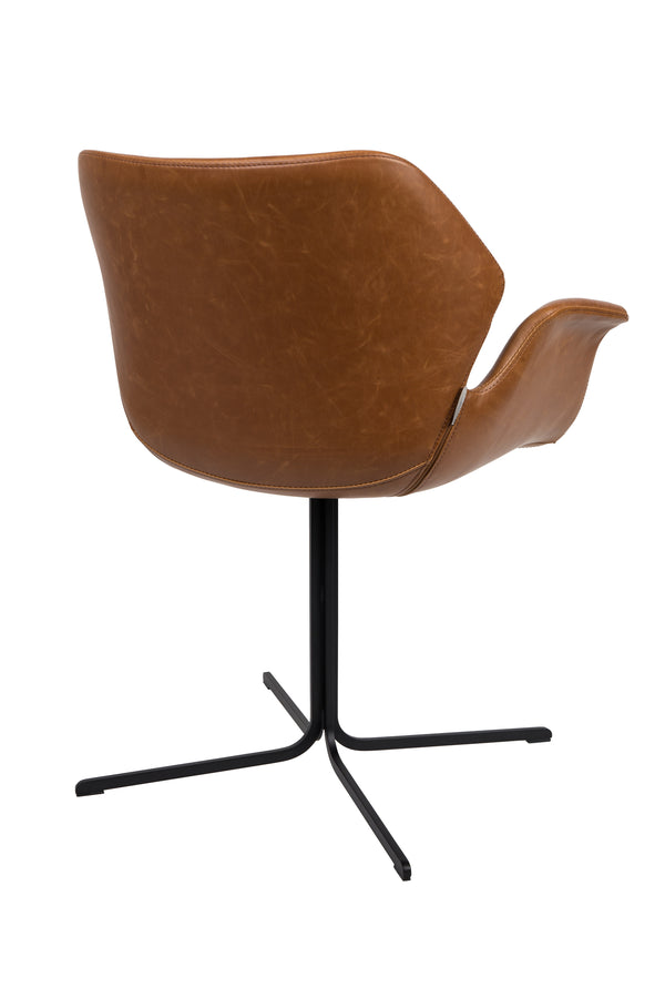 Fauteuil Nikki Alles Bruin (set van 2)