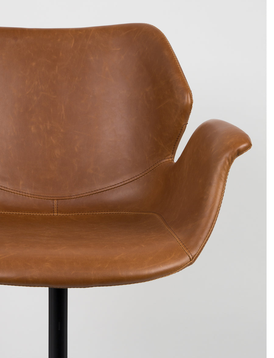 Fauteuil Nikki Alles Bruin (set van 2)