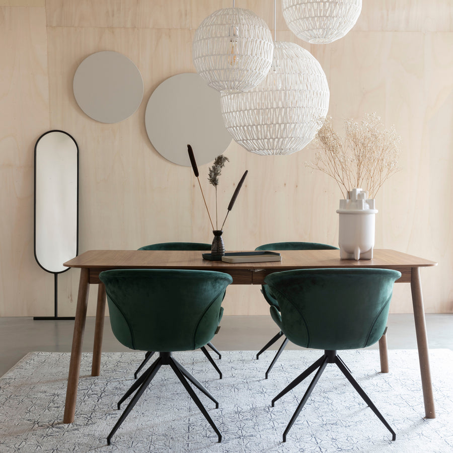 Fauteuil Mia Groen (set van 2)