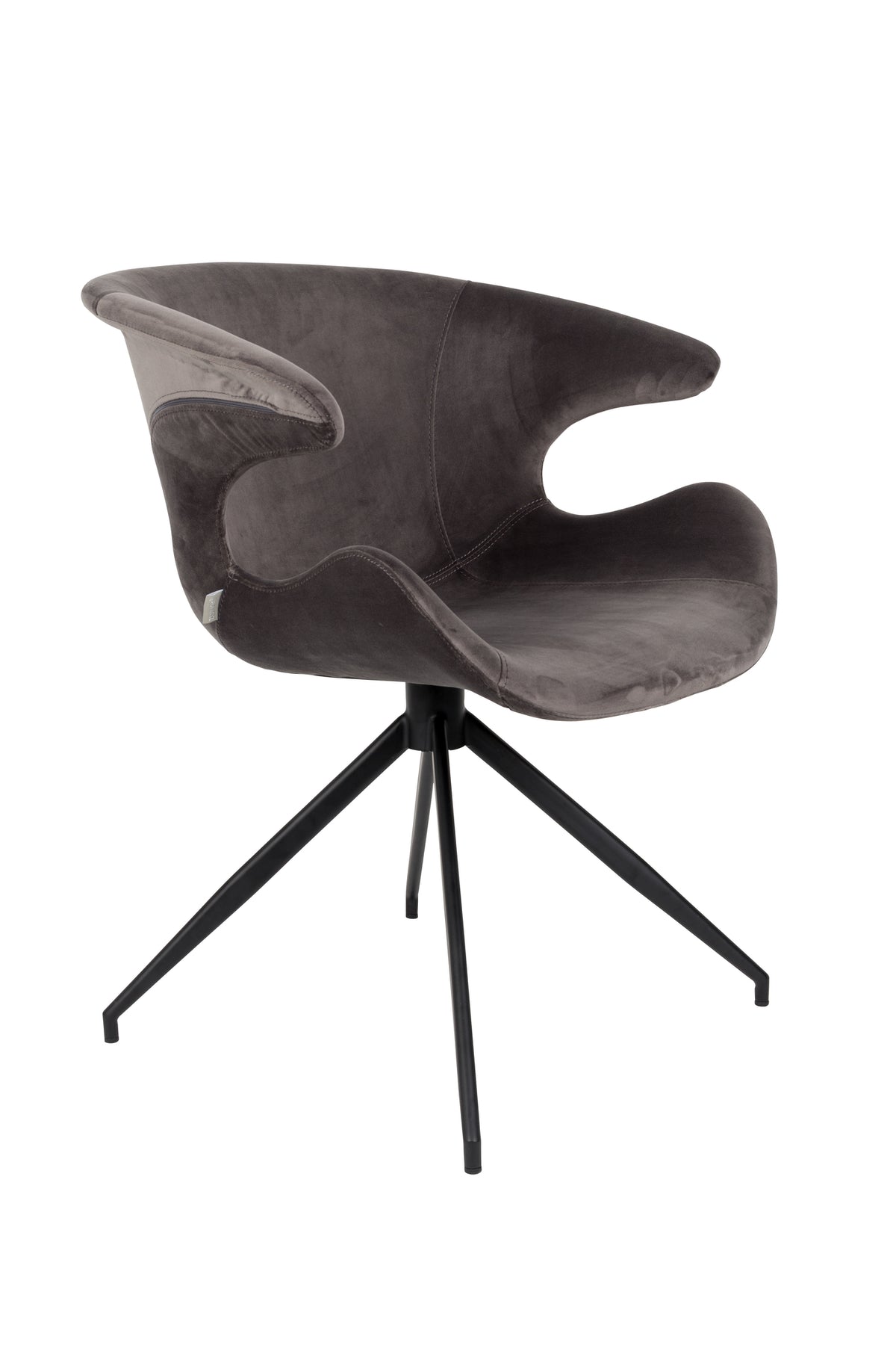 Fauteuil Mia Grijs (set van 2)