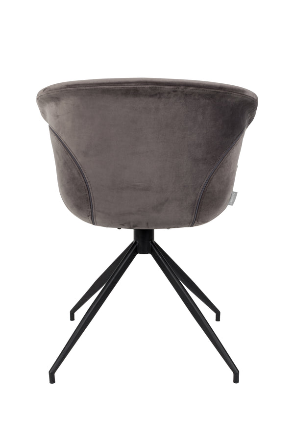 Fauteuil Mia Grijs (set van 2)