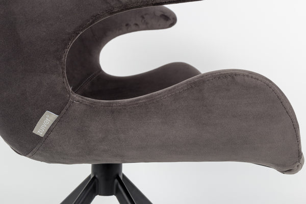 Fauteuil Mia Grijs (set van 2)