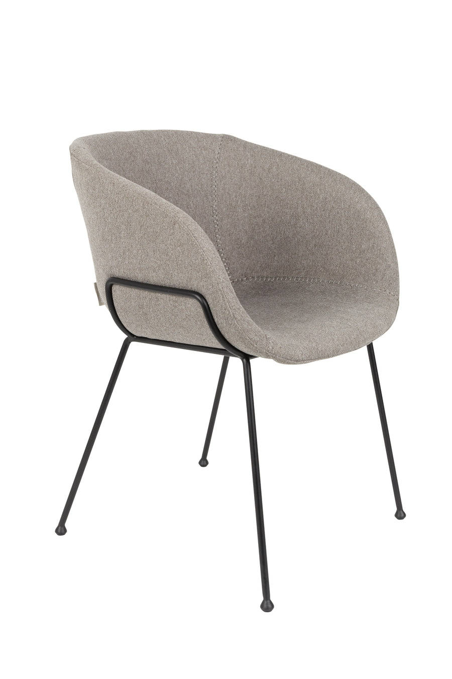 Fauteuil Feston Fab Grijs (set van 2)