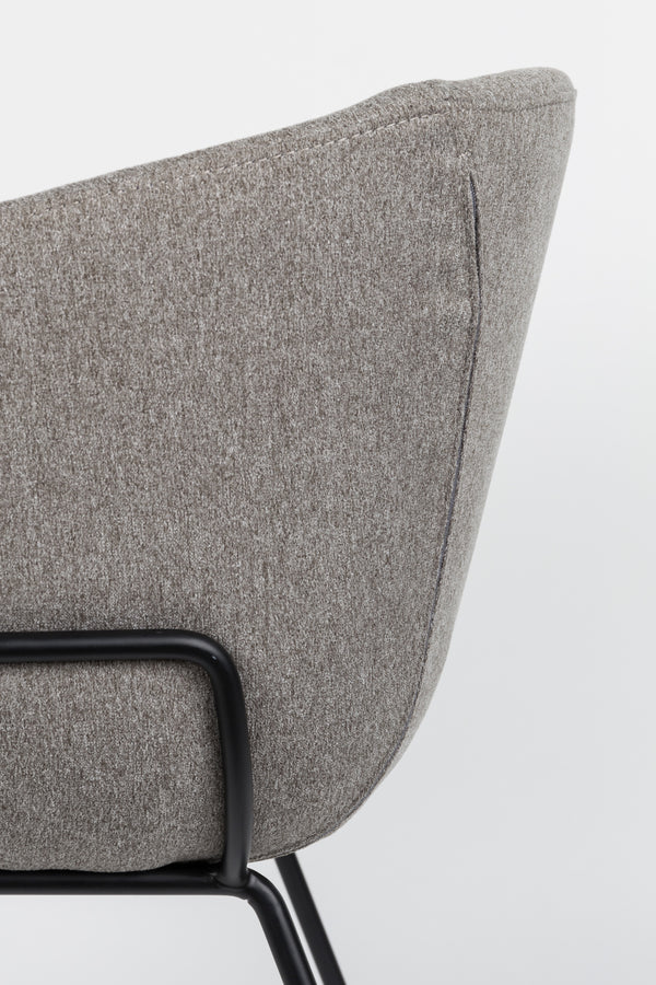 Fauteuil Feston Fab Grijs (set van 2)