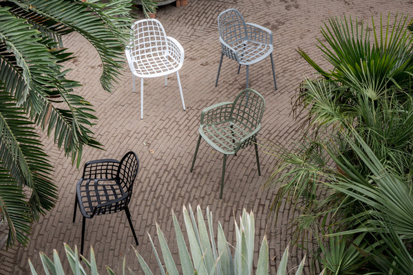 Albert tuinstoel armleuning groen (set of 2)