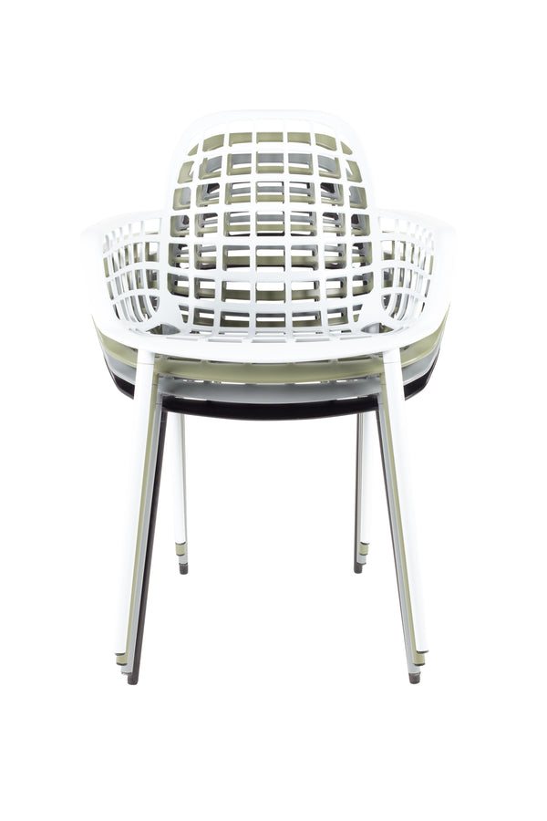 Albert tuinstoel armleuning groen (set of 2)