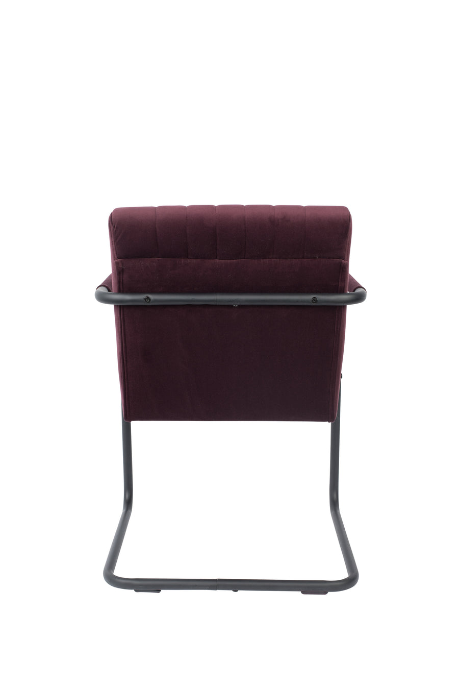 Fauteuil Stitched Fluweel Plum (set van 2)