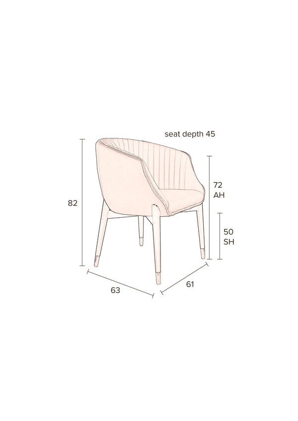 Fauteuil Dolly Blauw Fr