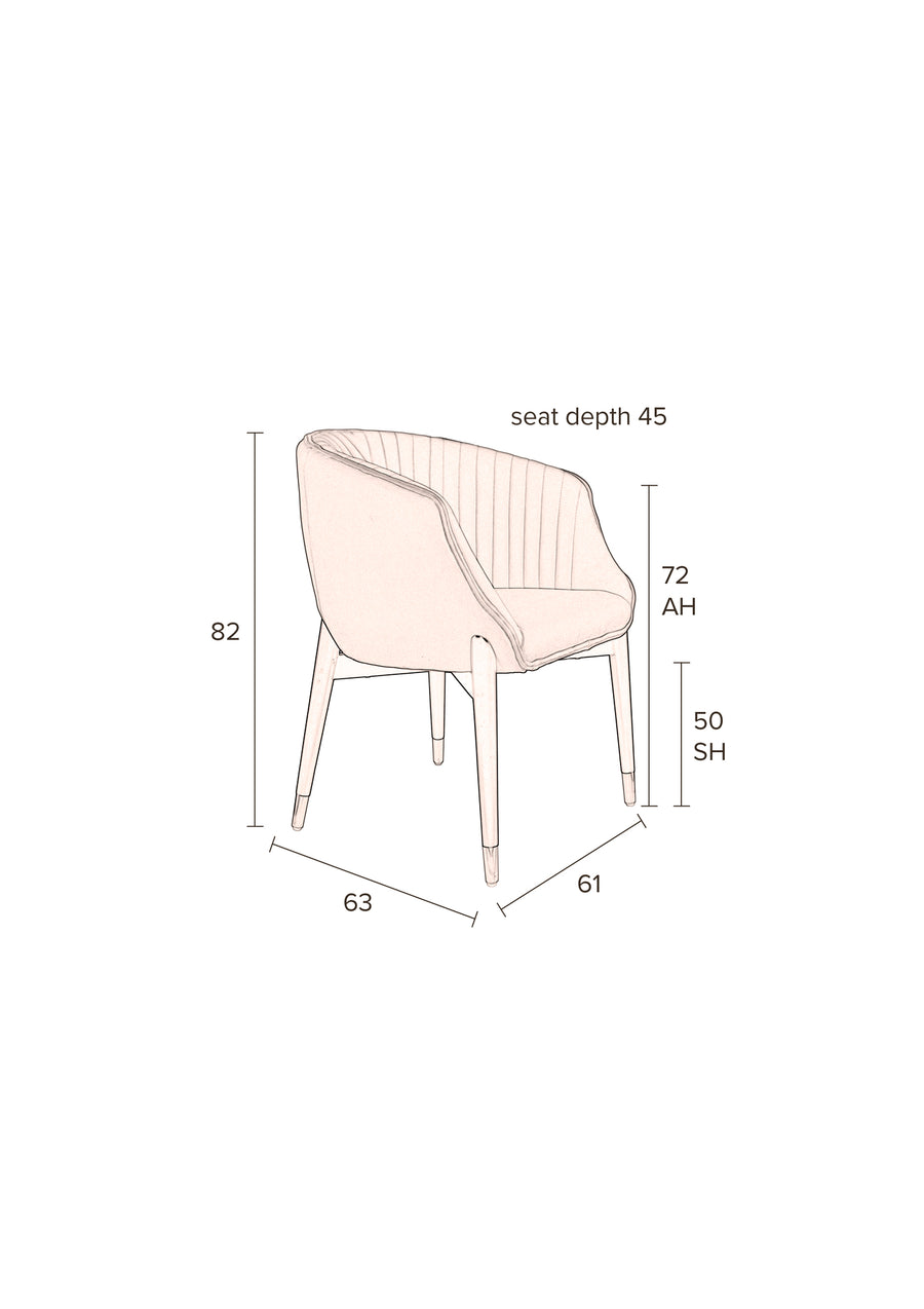 Fauteuil Dolly Blauw Fr