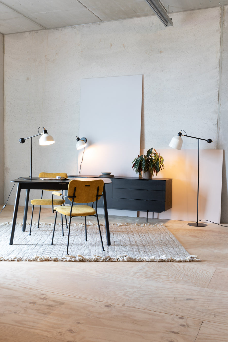 Fauteuil Benson Oker (set van 2)