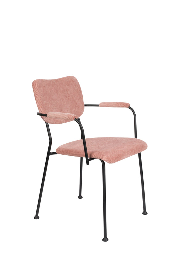 Fauteuil Benson Roze (set van 2)
