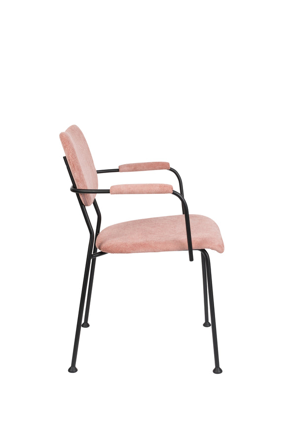 Fauteuil Benson Roze (set van 2)