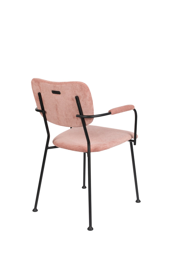 Fauteuil Benson Roze (set van 2)