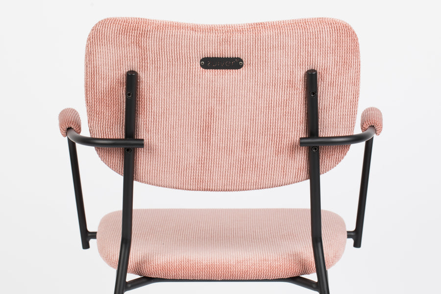 Fauteuil Benson Roze (set van 2)