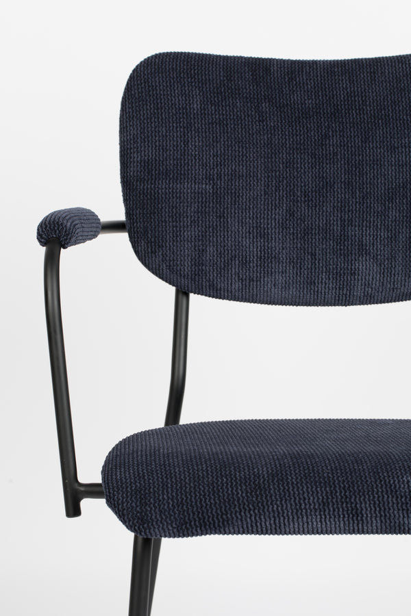 Fauteuil Benson Donker Blauw (set van 2)