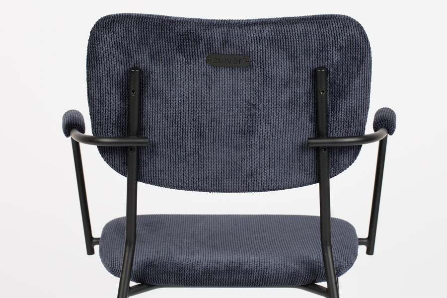 Fauteuil Benson Donker Blauw (set van 2)
