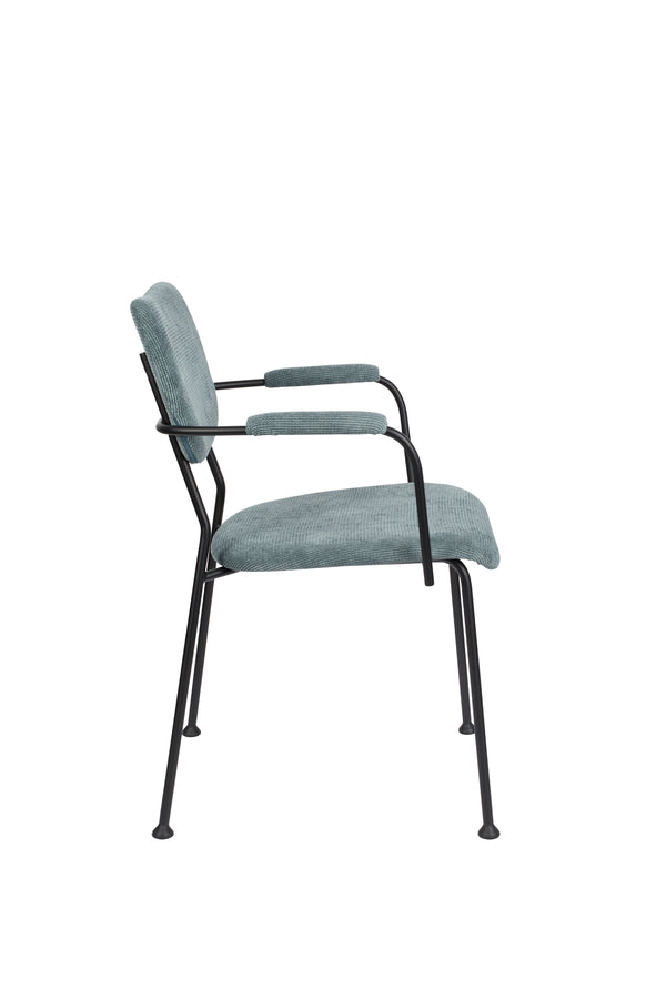 Fauteuil Benson Grijs Blauw (set van 2)