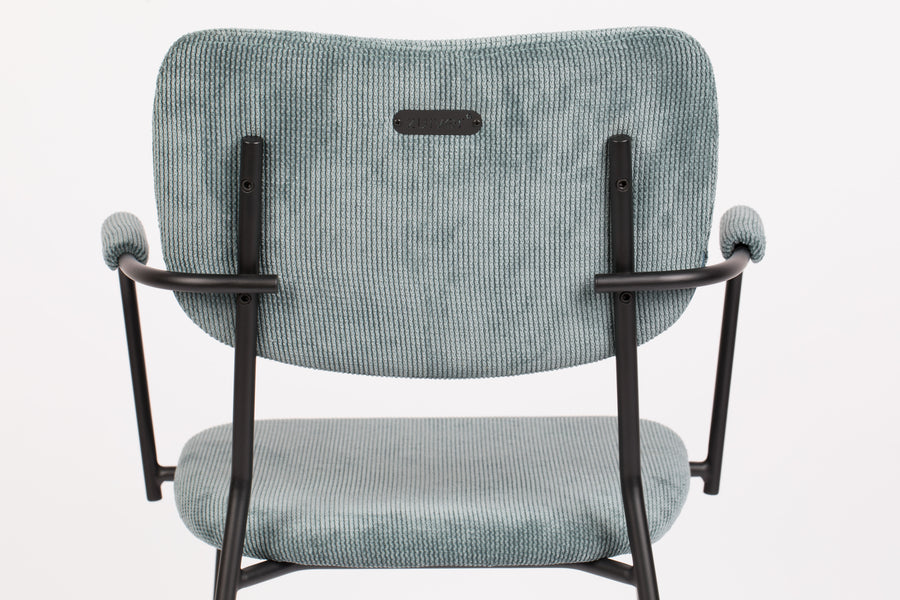 Fauteuil Benson Grijs Blauw (set van 2)