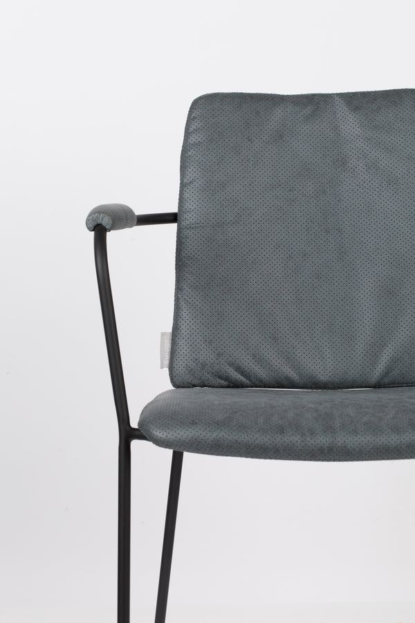 Fauteuil Fab Grijs Blauw (set van 2)