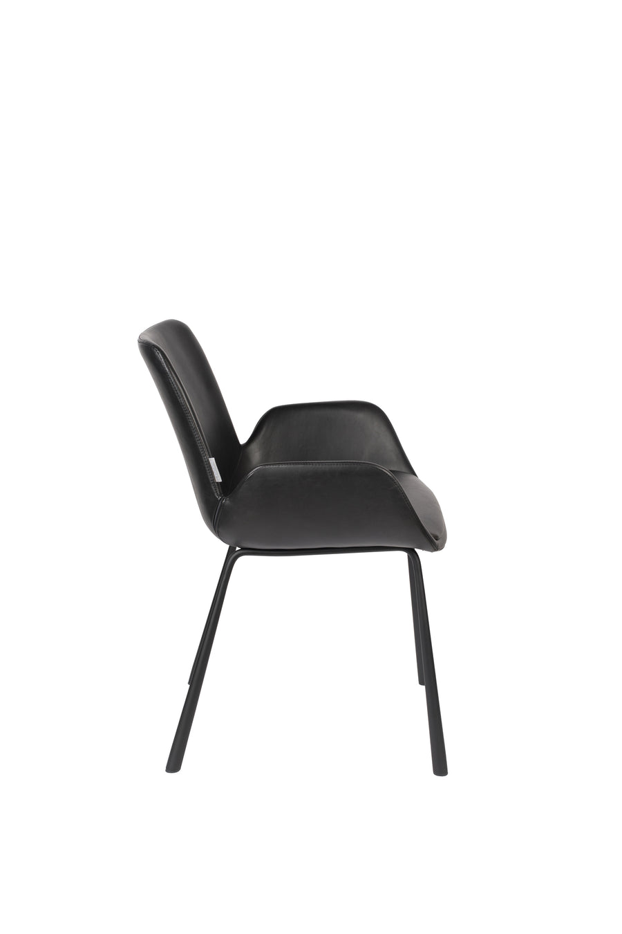 Fauteuil Brit Ll Zwart (set van 2)