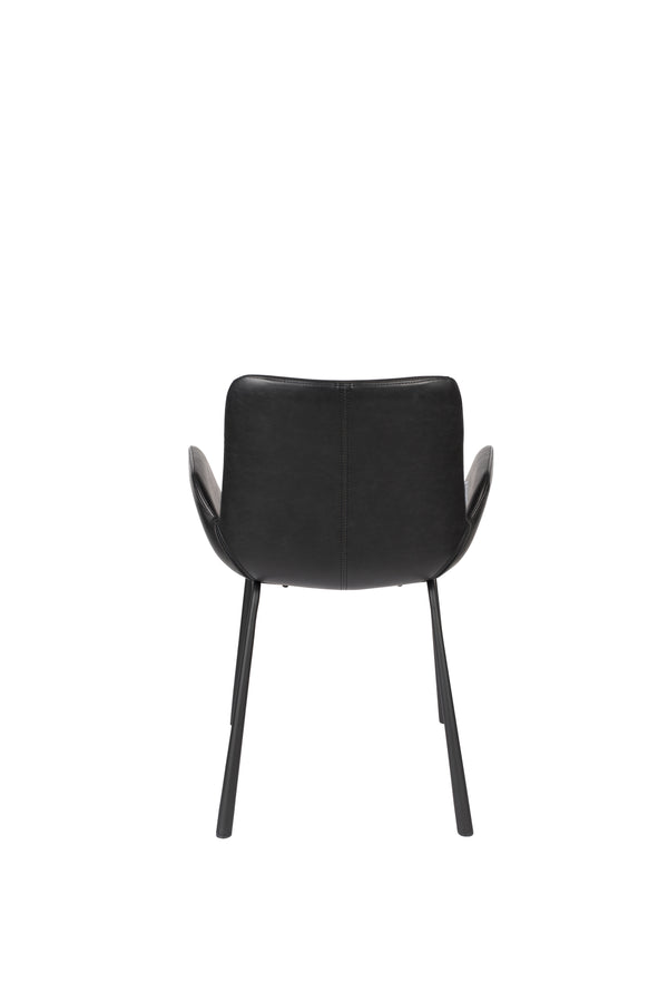 Fauteuil Brit Ll Zwart (set van 2)