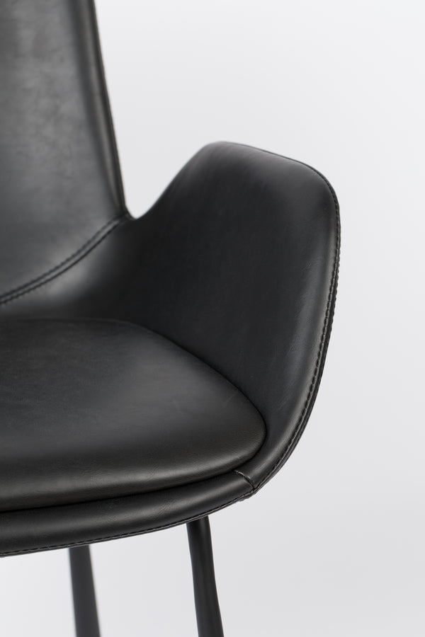 Fauteuil Brit Ll Zwart (set van 2)