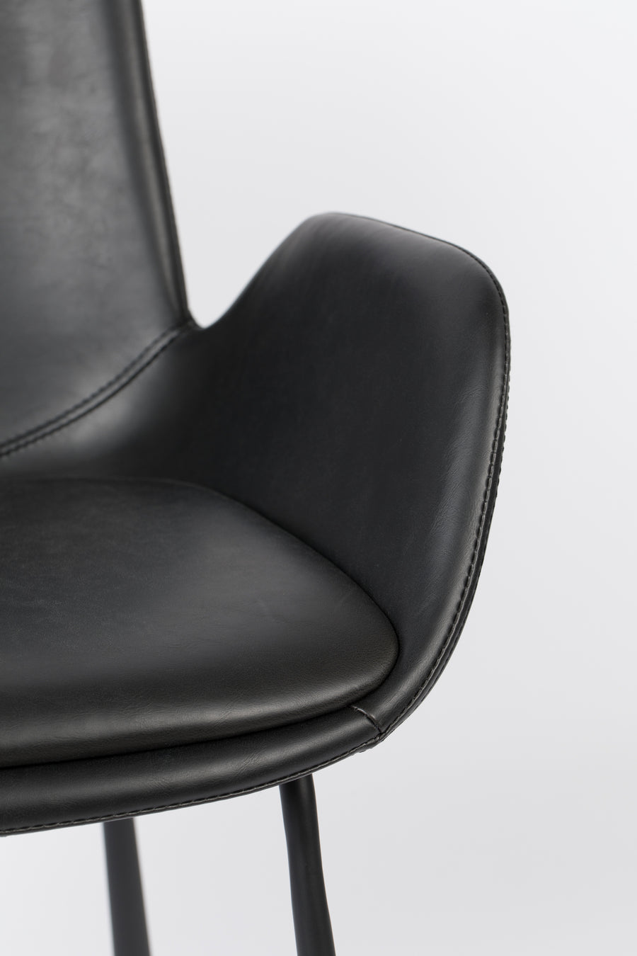 Fauteuil Brit Ll Zwart (set van 2)