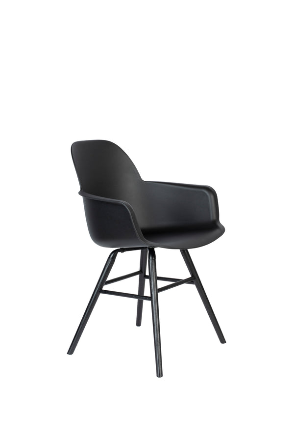 Fauteuil Albert Kuip Alles Zwart (set van 2)