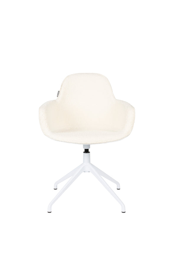 Fauteuil Albert Kuip Draai Wit (set van 2)