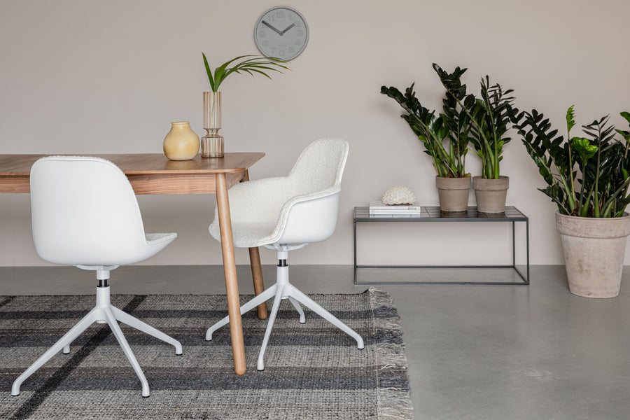 Fauteuil Albert Kuip Draai Wit (set van 2)